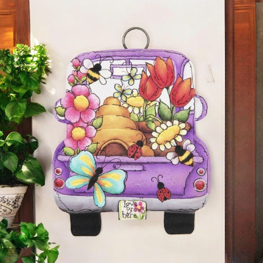 Spring Flower Truck Charm