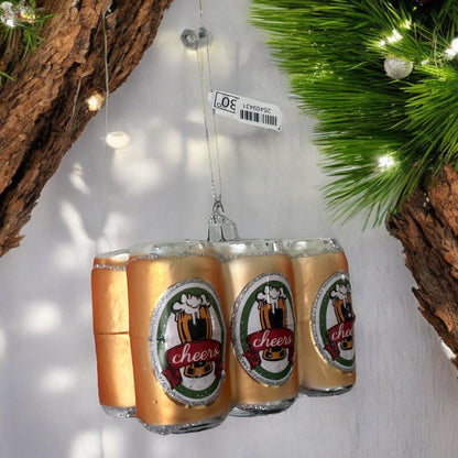 “Cheers” Beer Can Ornament