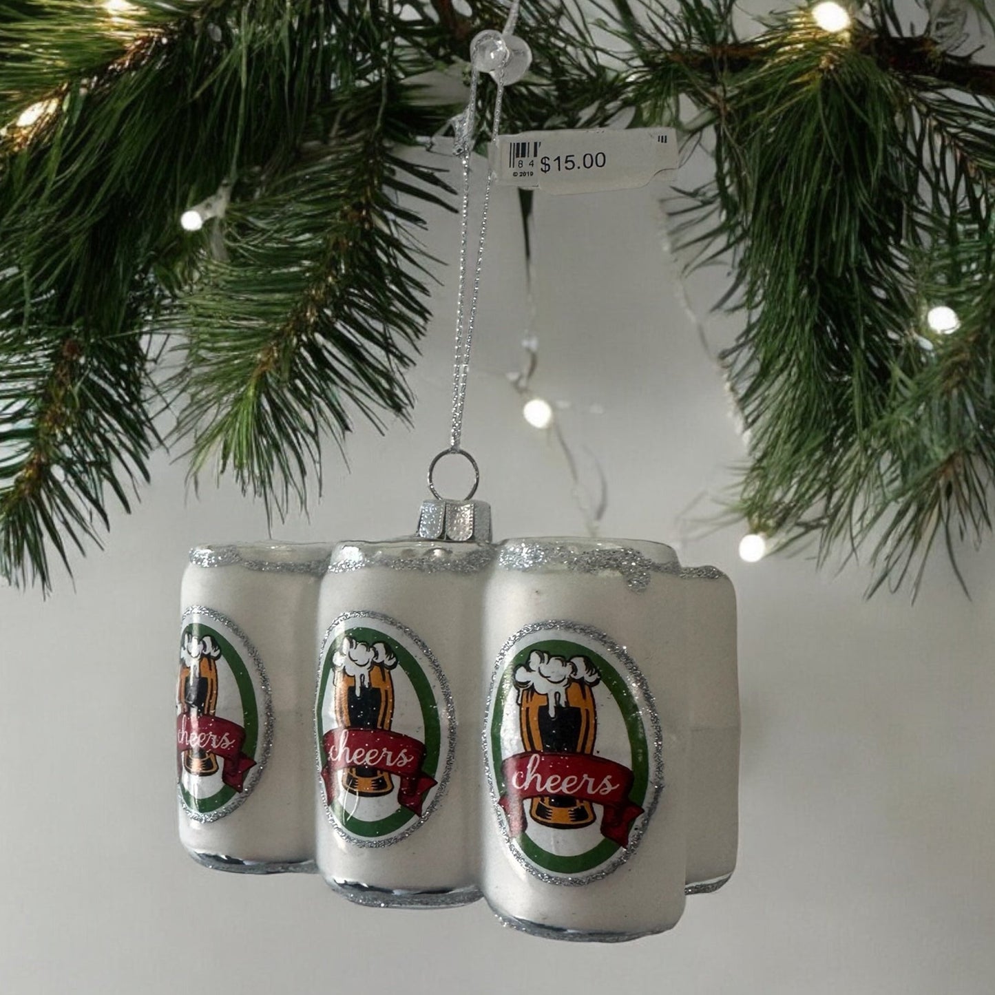 “Cheers” Beer Can Ornament