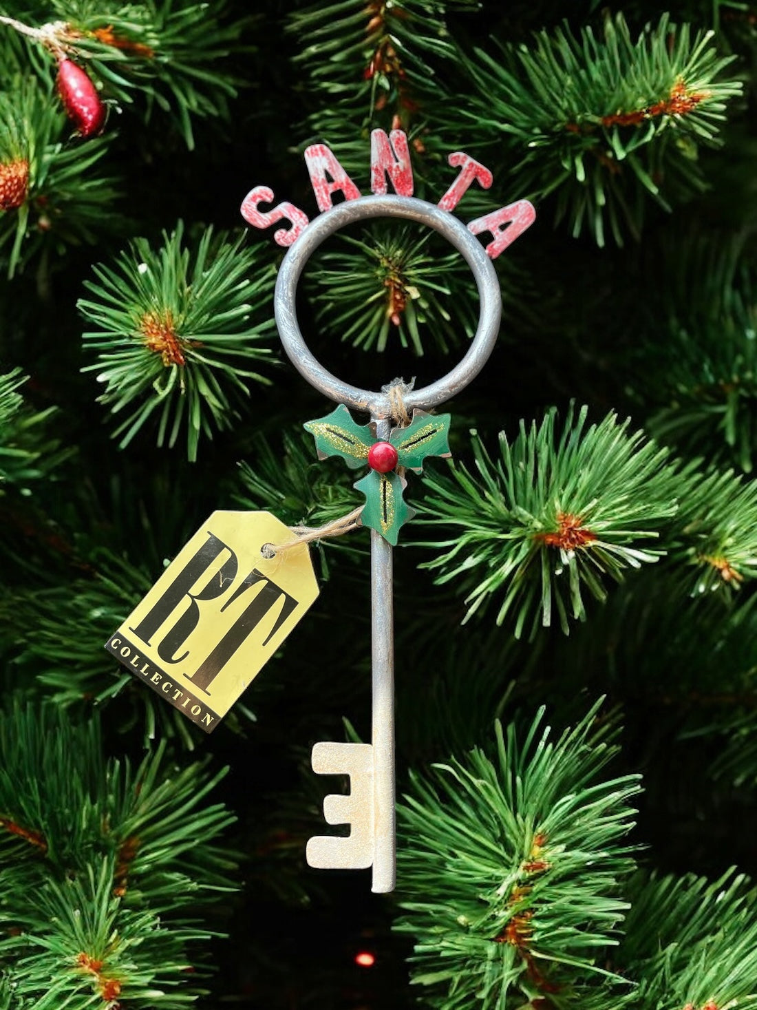 Santa Key Christmas Decor