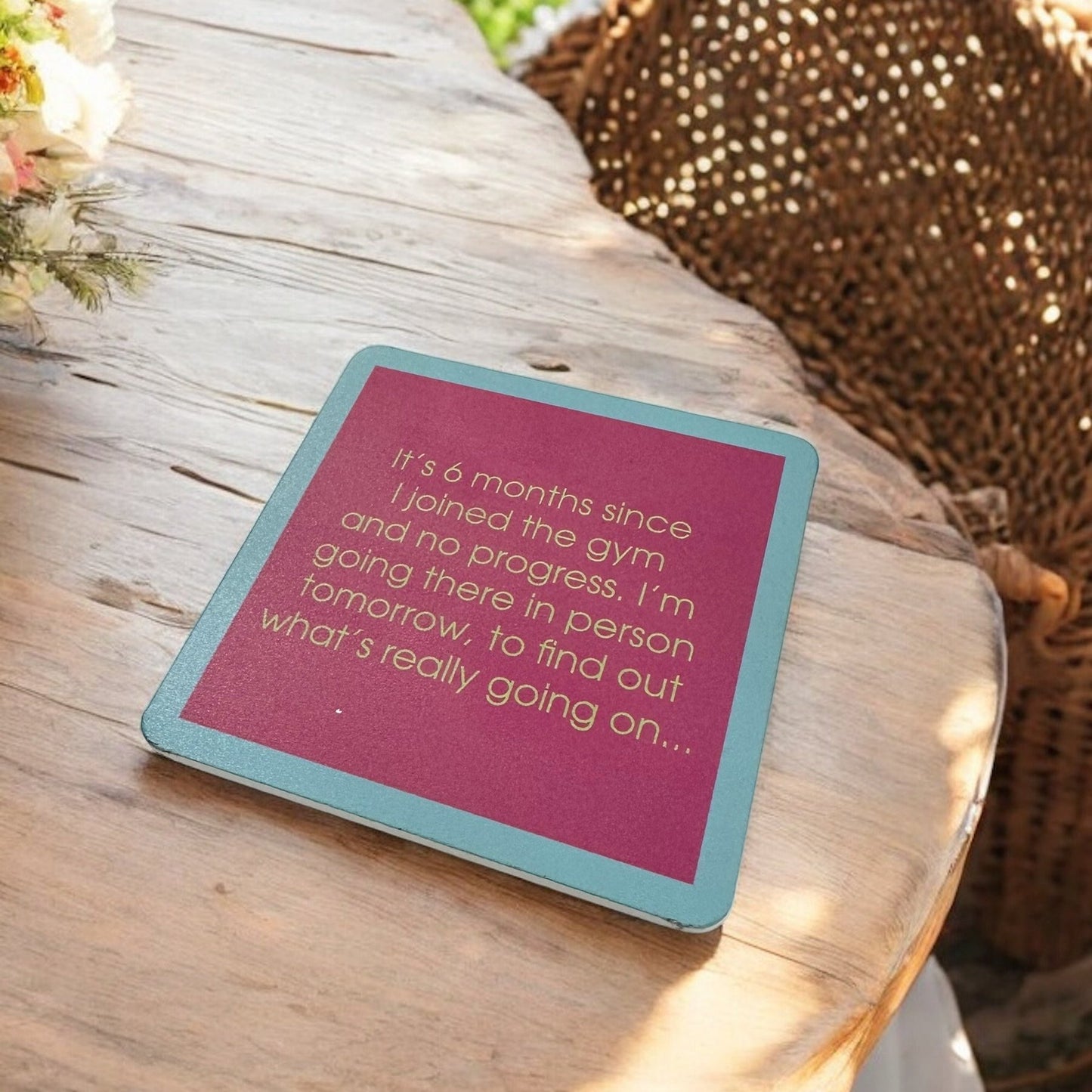 Custom Sayings Coasters