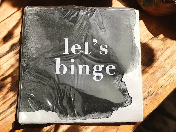 “Let’s Binge” Napkin Set