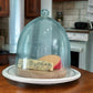 Glass Cloche with “Say Cheese” Plate Home Decor