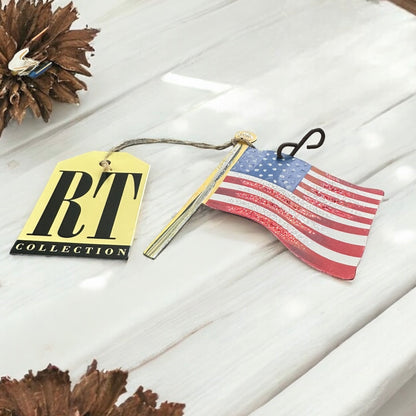 Patriotic Holiday Garland Charm