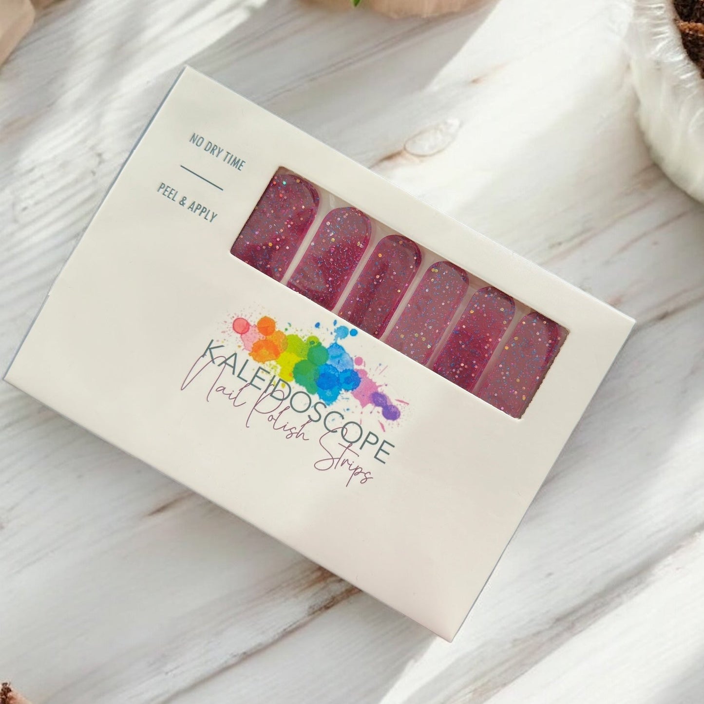 Kaleidoscope Glitter Nail Polish Strips