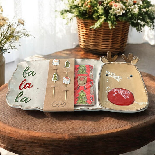 “Fa, La, La” Hostess Tray Gift Set