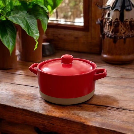 Small Red Casserole Baker