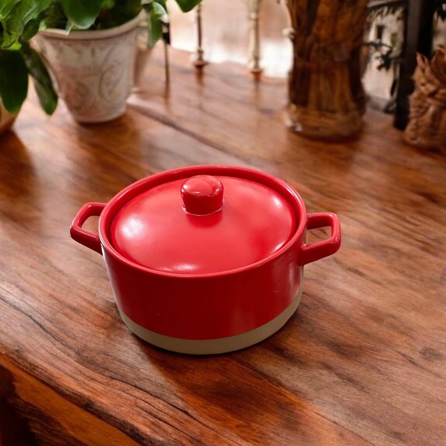 Small Red Casserole Baker