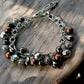 Bronze & Silver Charm Bracelet