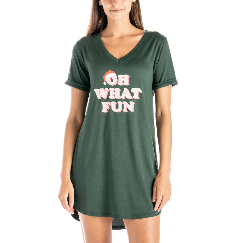 "Oh What Fun" Sleep Shirt