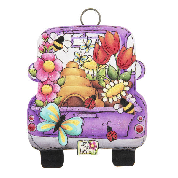 Spring Flower Truck Charm